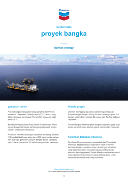 proyek bangka - Chevron di Indonesia