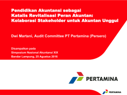 PERTAMINA - Ikatan Akuntan Indonesia