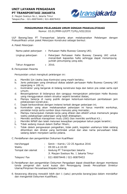 PDF File - Pengumuman Pengadaan