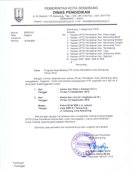website "T"1lor - Dinas Pendidikan Kota Semarang