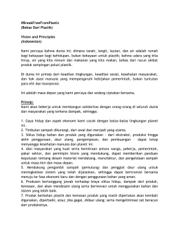 Vision and Principles (Indonesian)