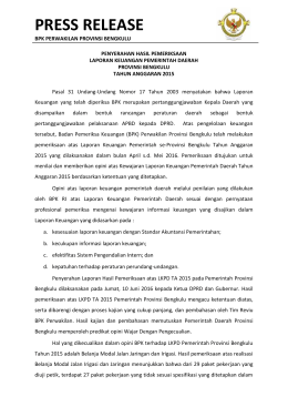PDF Press Release LKPD Provinsi