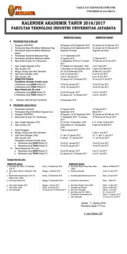 3 Kalender Akademik