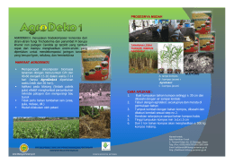 Agrodeko1 - Balittanah - Kementerian Pertanian