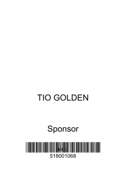 TIO GOLDEN Sponsor