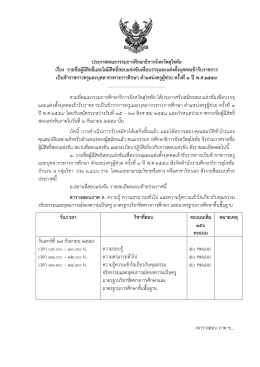 ประกาศคณะกรรมการศึกษาธิการจังหวัดสุโขทัย เร