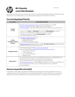 HP Workstation Quick Reference Card