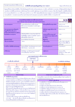 หนังสือชี้ชวนส  วนสรุปข  อมูลสําคัญ (FACT SHEET)