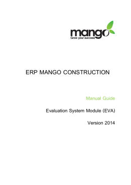 Manual Guide - Mango Consultant
