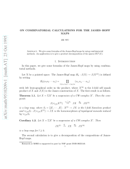 arXiv:math/9510209v1 [math.AT] 23 Oct 1995