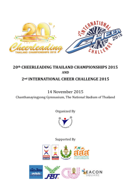 14 November 2015 - TCA Thailand National Team (Thailand)