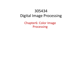 305434 Digital Image Processing