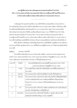 แนวปฏิบัติตามประกาศการนิคมอุตสาหกรรมแห่งประเทศไทย ที่62/2555 เรื่อง