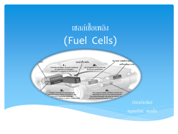 เซลล์เชื้อเพลิง (Fuel Cells)