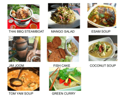 thai bbq steamboat mango salad esam soup jim joom fish cake