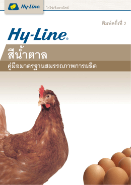 Hy-Line International ไก่ไข่เชิงพาณิชย์สีนํ้าตาลของ Hy-Line