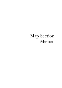 Map Section Manual - ภาษาไทย (Th)