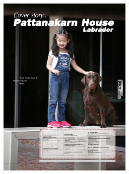 Pattanakarn House Labrador Cover story..