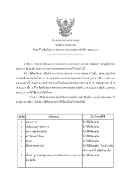 ประกาศกระทรวงสาธารณสุข ฉบับที่66 (พ.ศ.2525) เรื่อง แ