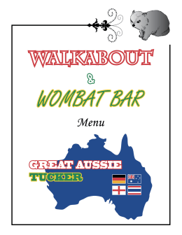 2 - Wombat Bar