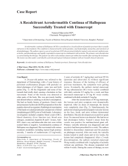 A Recalcitrant Acrodermatitis Continua of Hallopeau Successfully