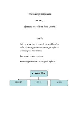 พระธรรมนูญศาลยุติธรรม หมวด 1, 2 อ านาจอธิปไตย