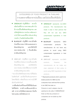 categories of food product in thailand การแสดงรายชื่อ