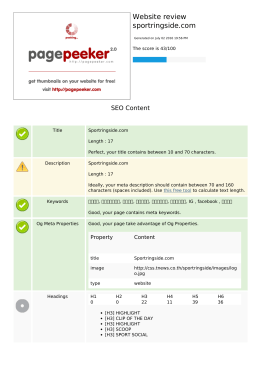 PDF Version - Check Website Score