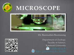 Lab. 1 Microscope