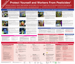 Pesticide education twin wall charts for Hawai`i farms