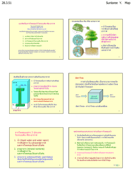 การไหลของสาร 3 ประเภท ในระบบดิน-พืช
