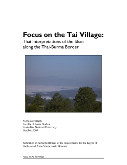 Focus on the Tai Village