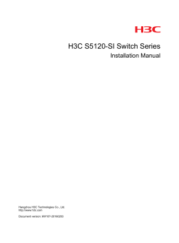 H3C S5120-SI Switch Series