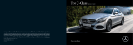 ดาวน์โหลดแคตตาล็อค C-Class PLUG-IN HYBRID - Mercedes