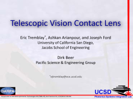 Telescopic Vision Contact Lens
