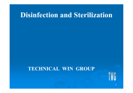 การ Disinfection and Sterilizationhot!
