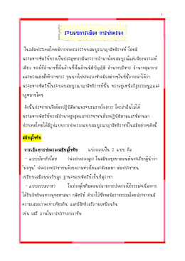 ระบอบการเมือง การปกครอง