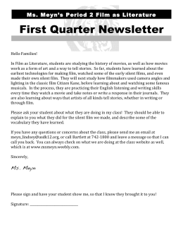 First Quarter Newsletter