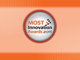 MOST Innovation Awards 2015 สาขานักธุรกิจนวัตกรรม