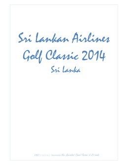 Sri Lankan Airlines Golf Classic 2014
