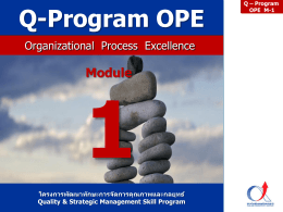 Q-Program OPE