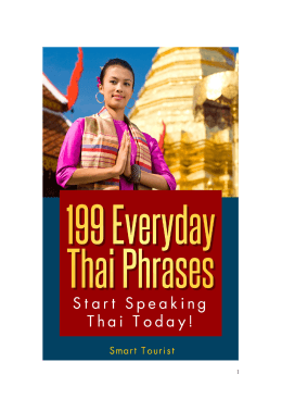 199 Everyday Thai Phrases 2014