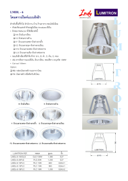 Product Catalogue (English) - Lumitron Lighting International