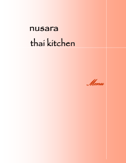 nusara thai kitchen