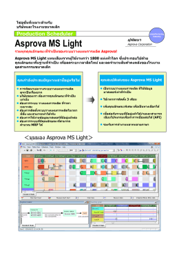Production Scheduler Asprova MS Light