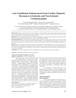 Late Gadolinium Enhancement from Cardiac