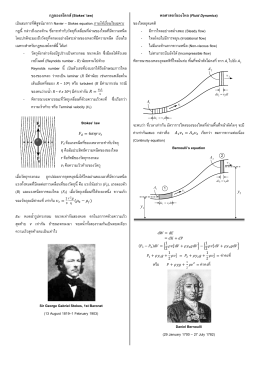 กฎของสโตกส  (Stokes` law) เป  นสมการที่พิสูจน  มาจาก Navier