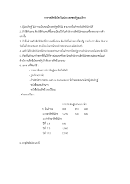 ขั้นตอนการจดสิทธิบัตรในประเทศสหรัฐอเมริกา