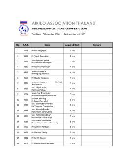 aikido association thailand