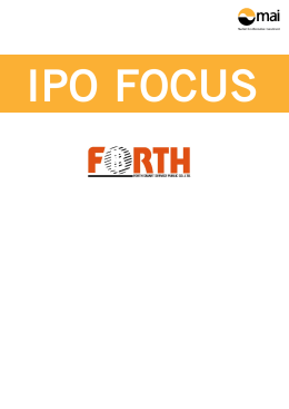 ipo focus - ตลาดหลักทรัพย์แห่งประเทศไทย